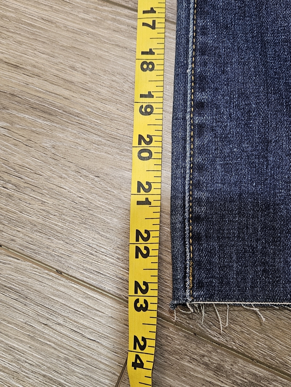 Oat New York Wide-Leg Cropped Jeans in Dark Blue Wash Size 2/26 - Picture 6 of 8